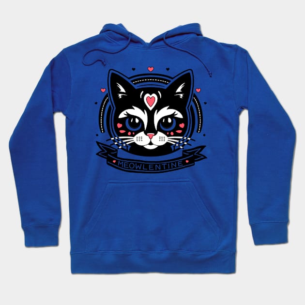 Meowlentine Hoodie by Meowlentine